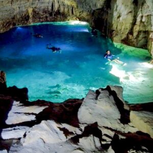 Gruta do Mimoso - Flutuação